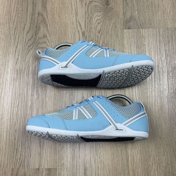 Xero Prio Shoes Womens Size 10 Blue Gray Barefoot Minimalist Running Gym Lace Up - Picture 6 of 9